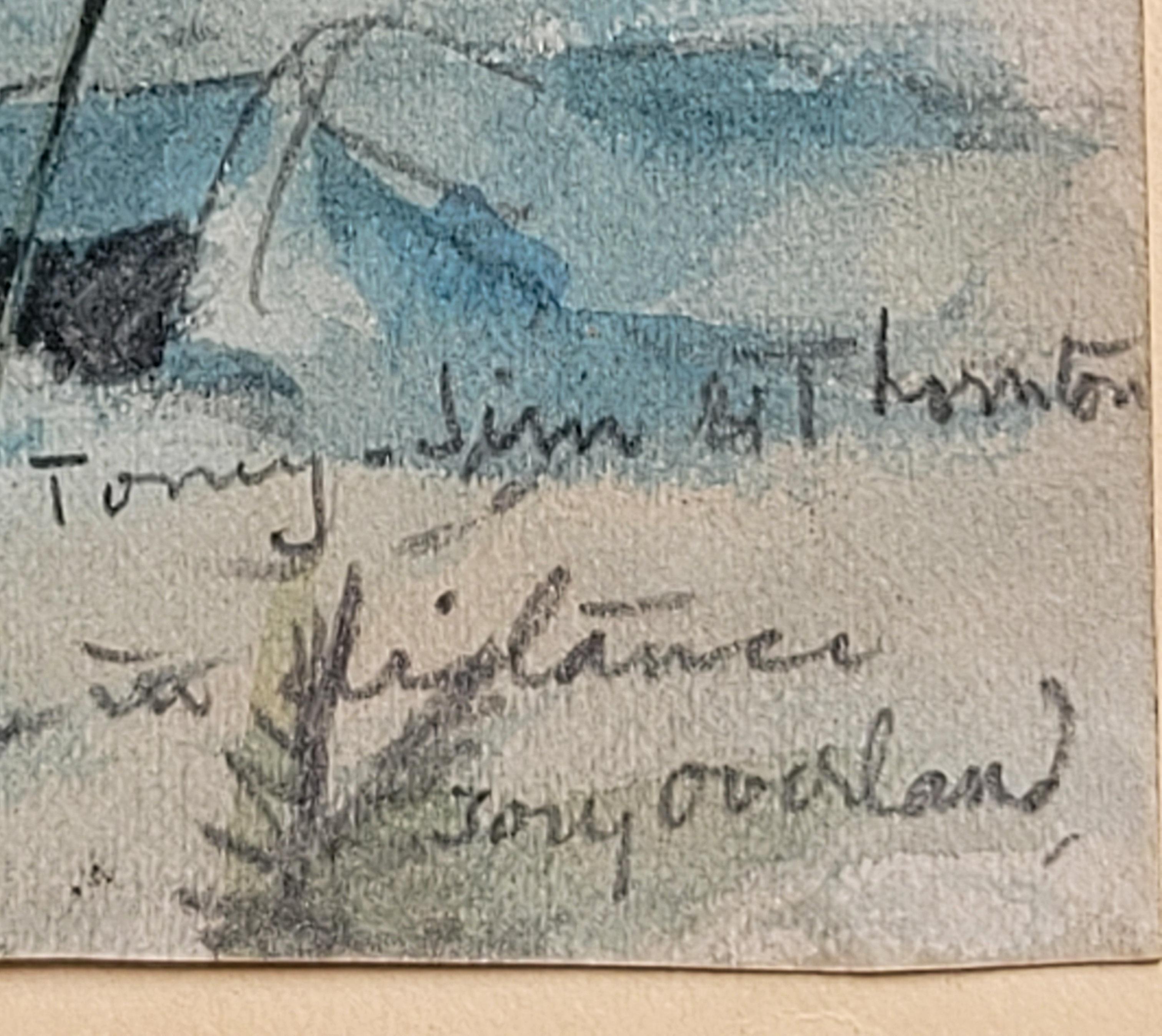 Ilustración antigua de 1880 de Trenton, Alabama, campamento con la familia Thornton en venta 5