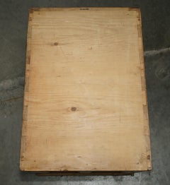 ANTIQUE 1880 LONDON NORTH WESTERN RAiLWAY STAMPED STATION MASTERS CAMPAIGN DESK