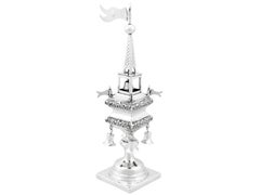Antique 1880 Russian Silver Spice Tower