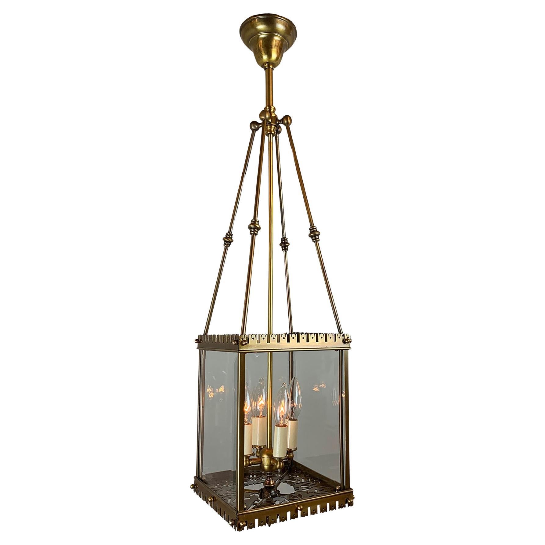 Antique 1880s Mitchell Vance & Co. Eastlake Lantern For Sale
