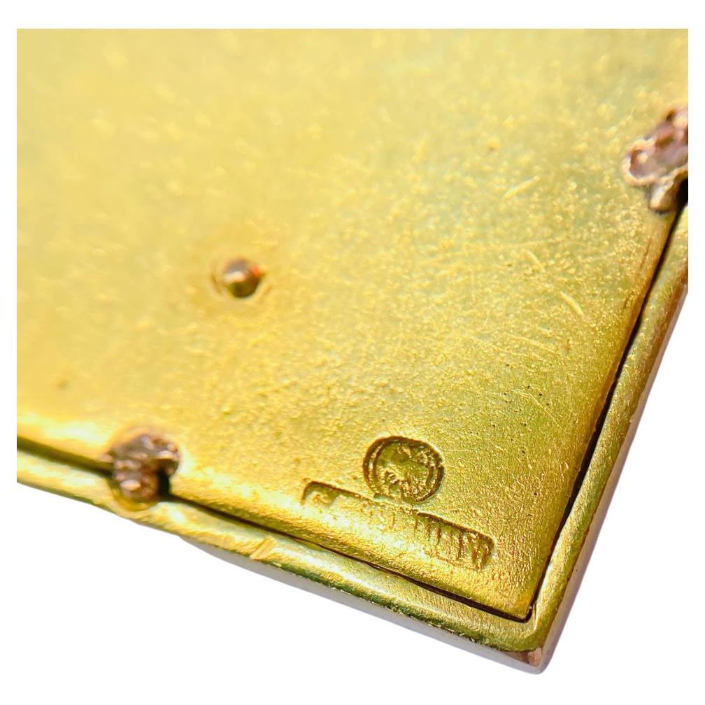 Antiguo 1880 San Jorge matando al dragón Colgante de oro ruso esmaltado en venta 1
