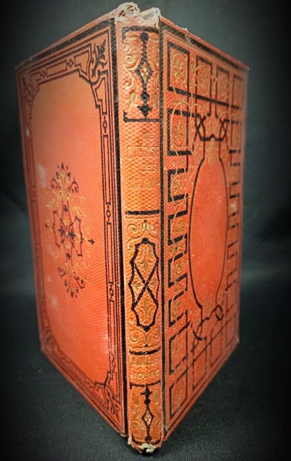 French Antique 1881 Book 