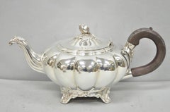 Antique 1881 Rogers 7377 Art Nouveau Silver Plated Tea Service Set - 3 Pcs