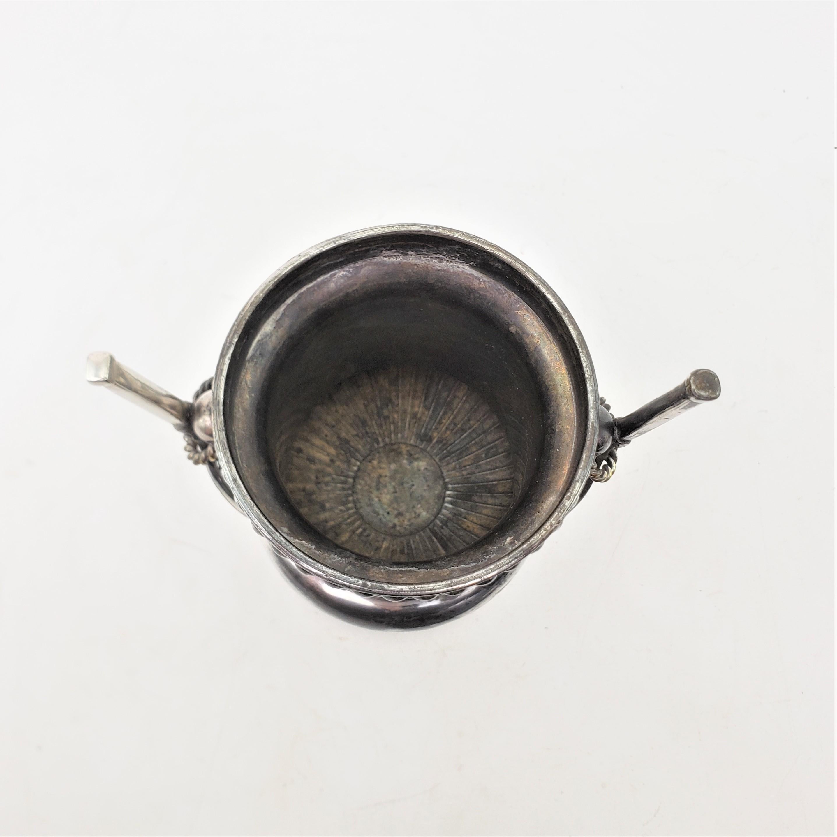 Antique 1886 Ladies Doubles Niagara Tennis Tournament Silver Plated Trophy 1