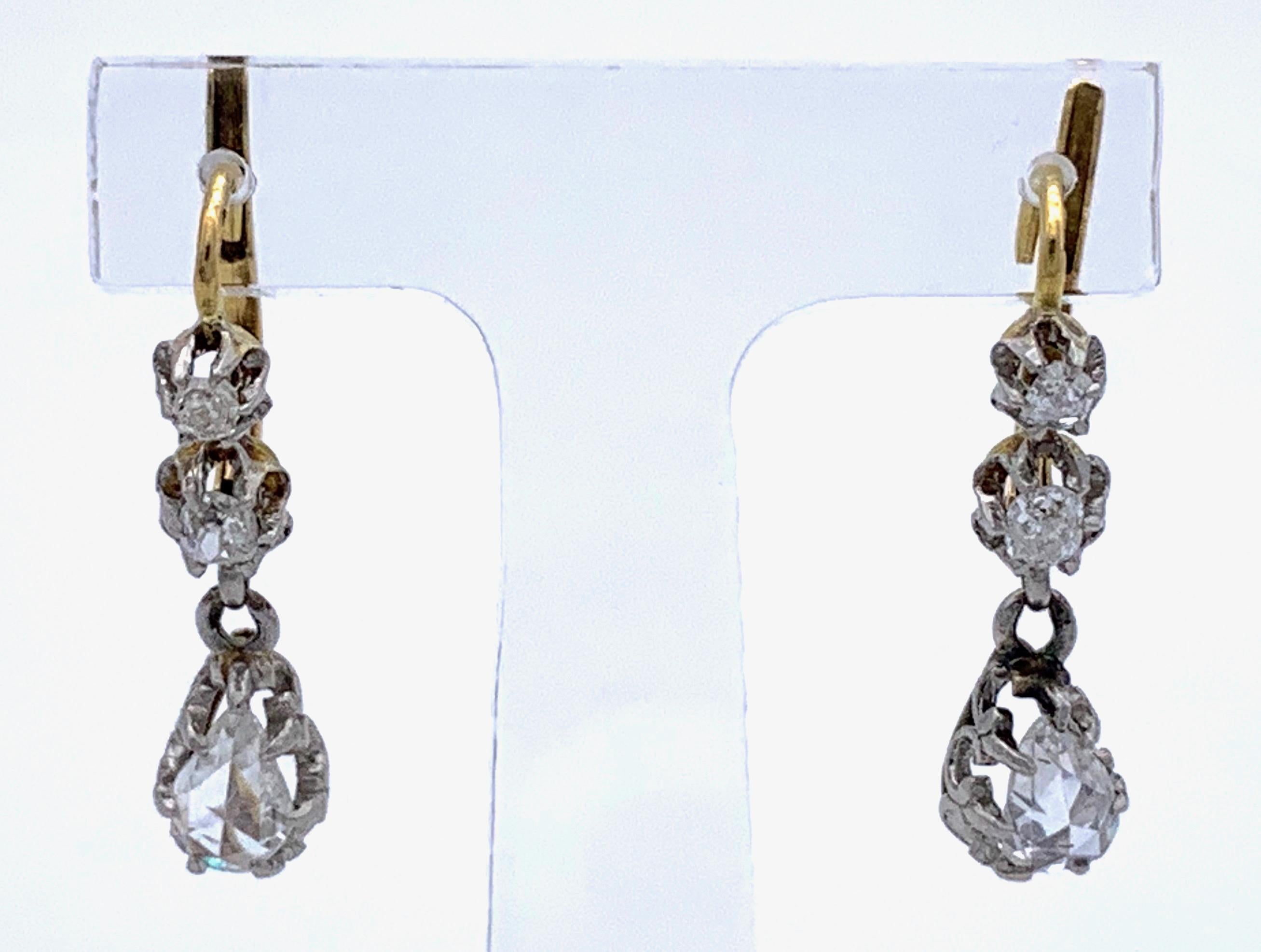 These delicate and wearable rose diamond earrings are the perfect companion for all occasions. 