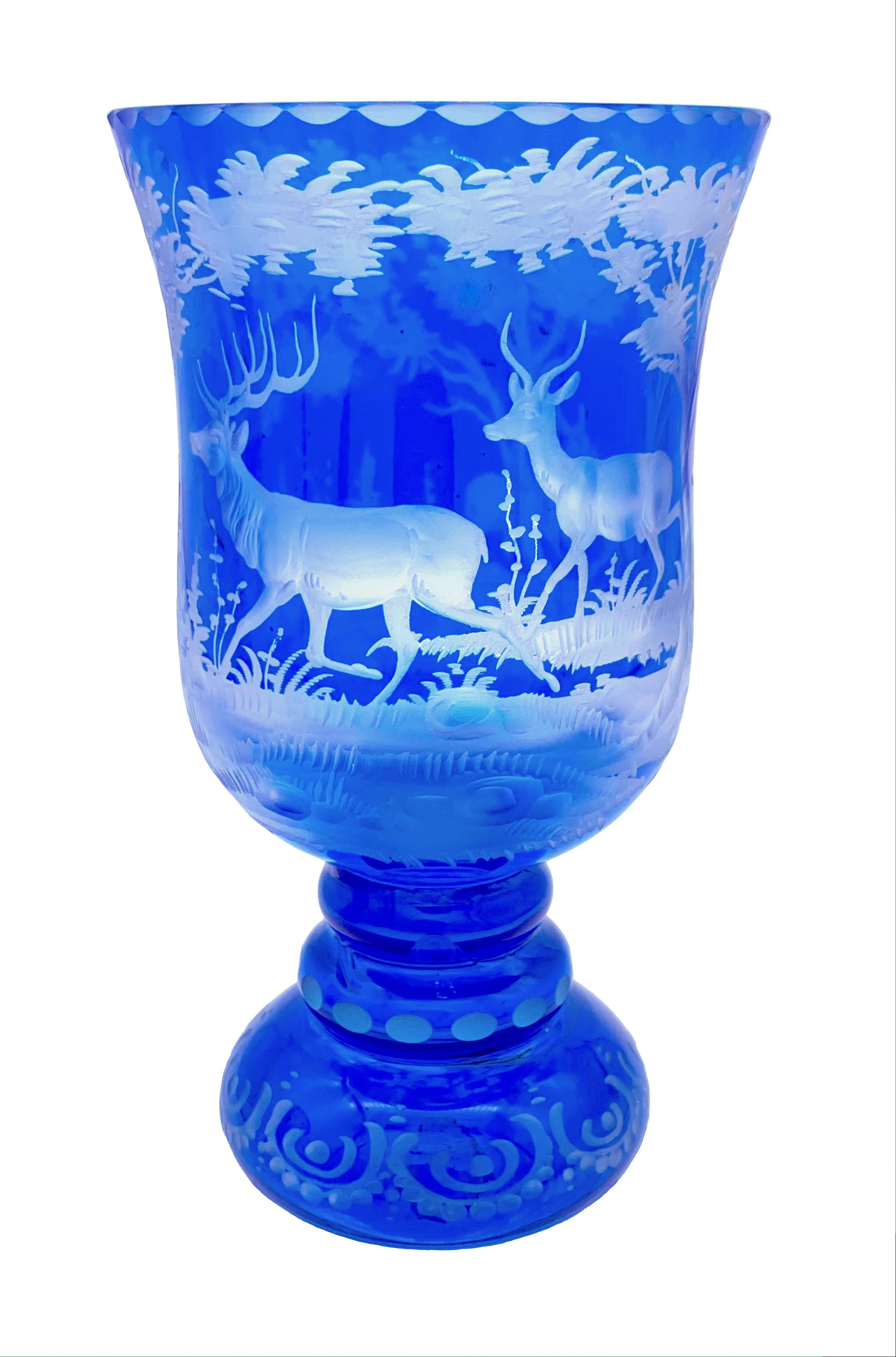 deer wine glasses