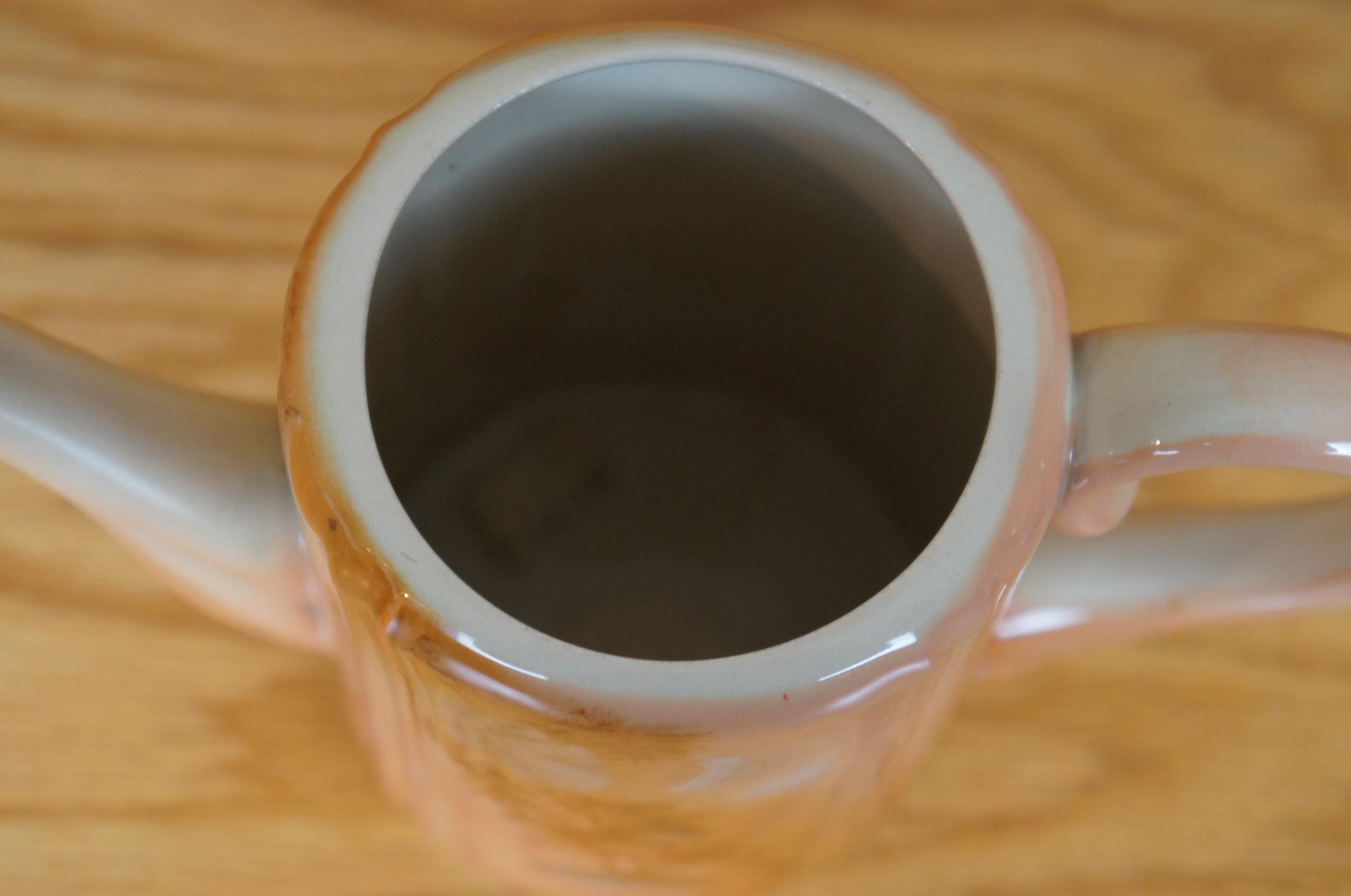 Antiguo 1890 Rookwood Anna M Valentien Iris Glaze Tetera Cafetera Jarra 8
