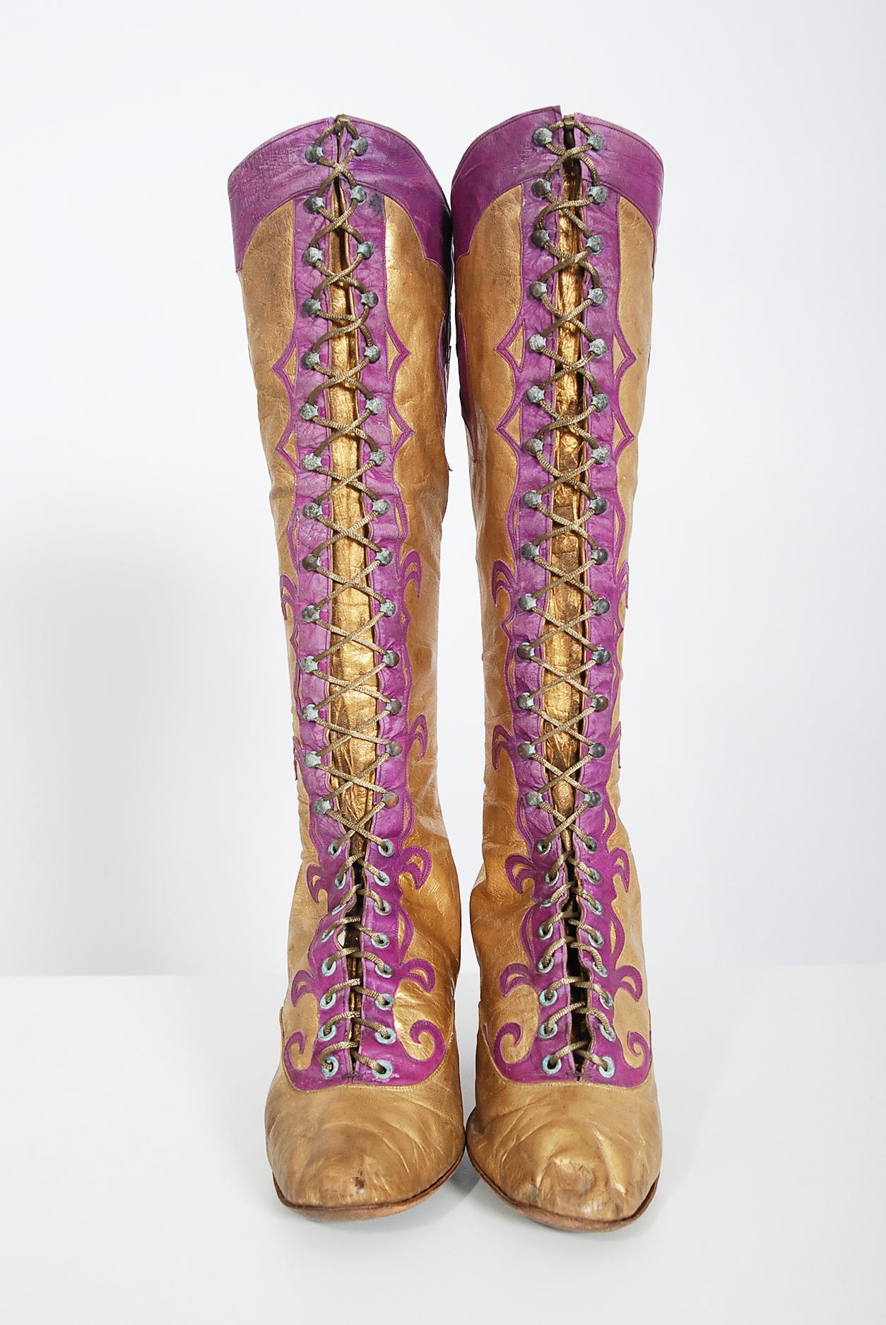 antique victorian lace up boots