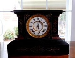 Antique 1890s Seth Thomas Adamantine Mantle Clock