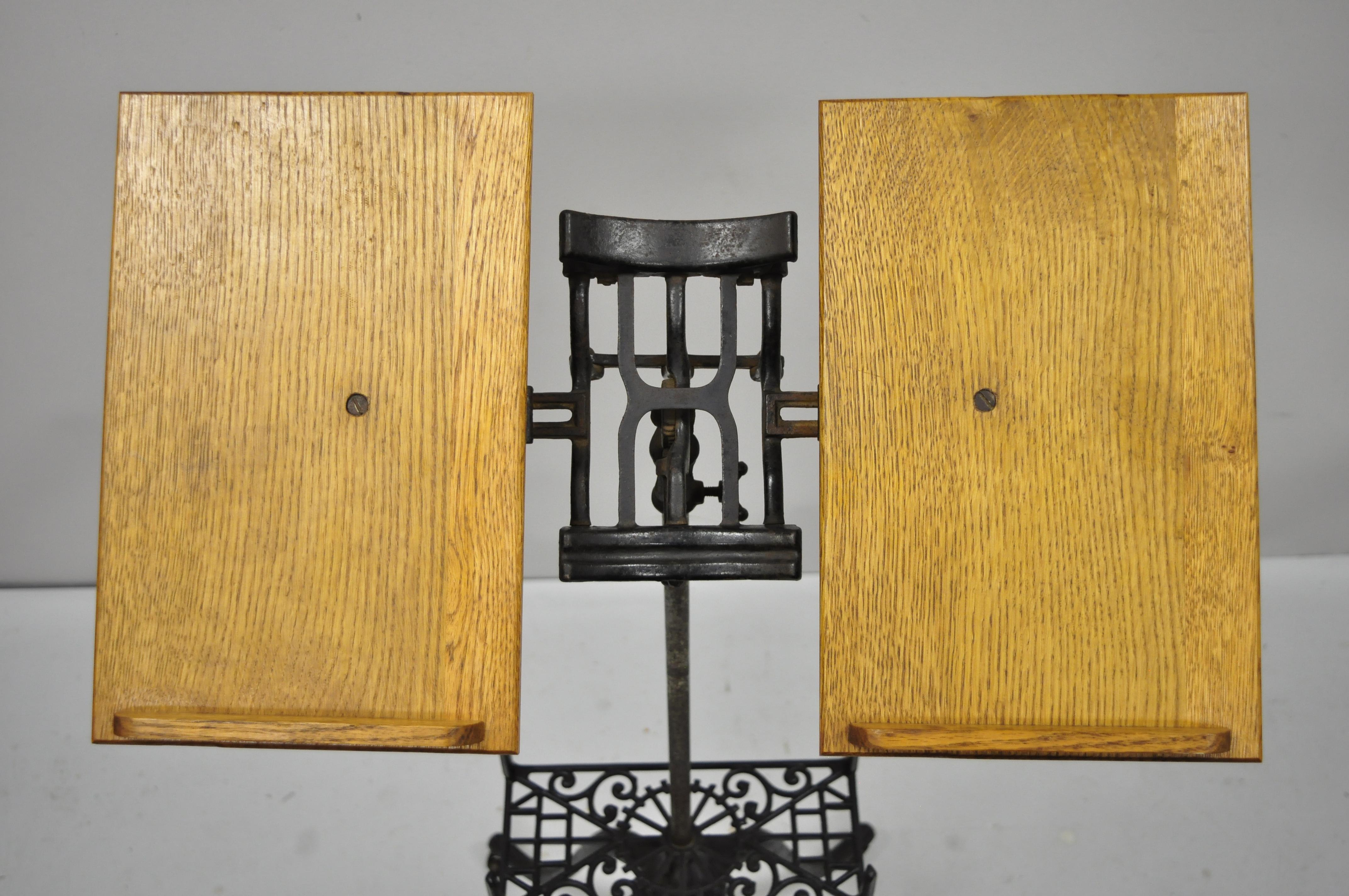 antique cast iron music stand