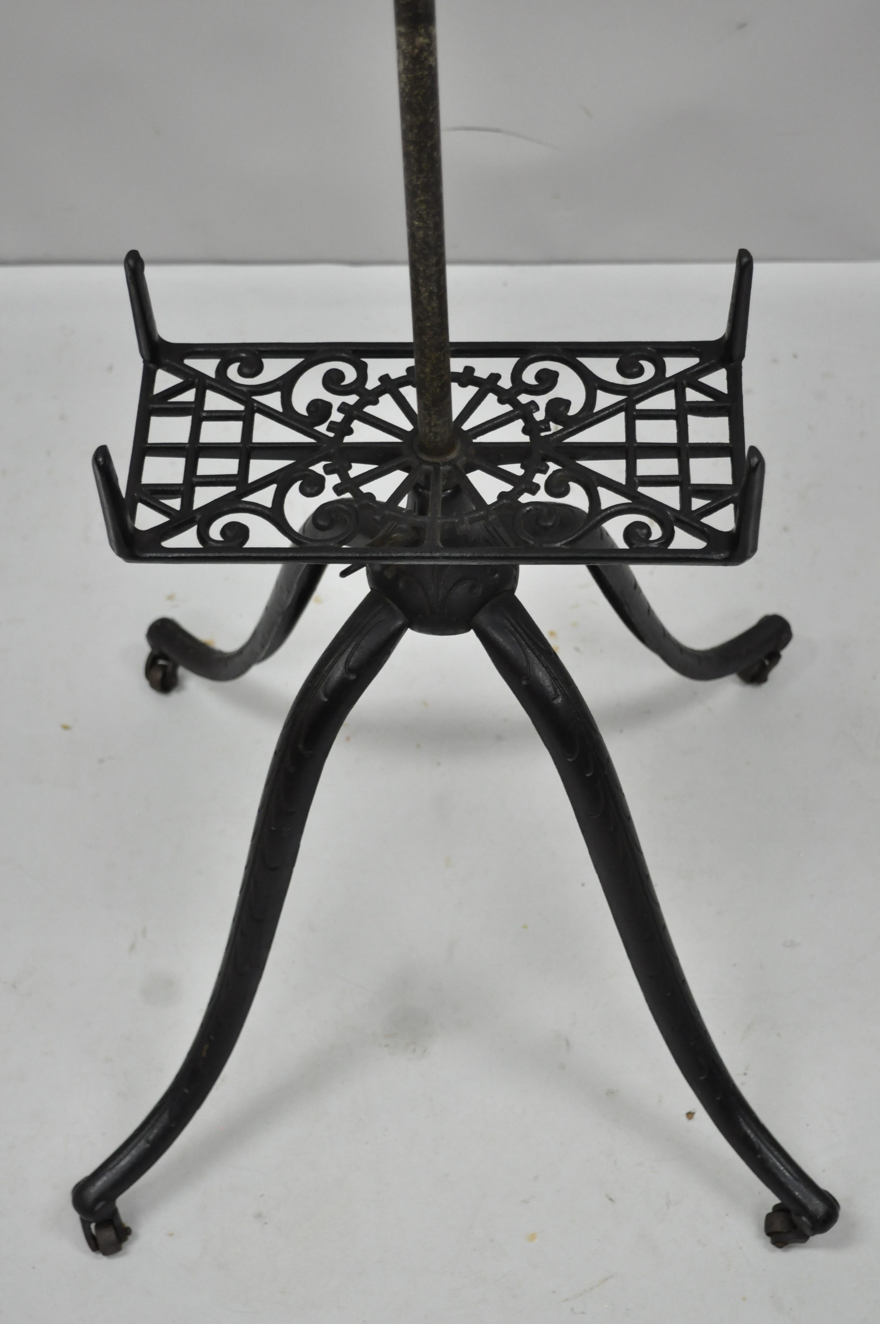 vintage wrought iron music stand