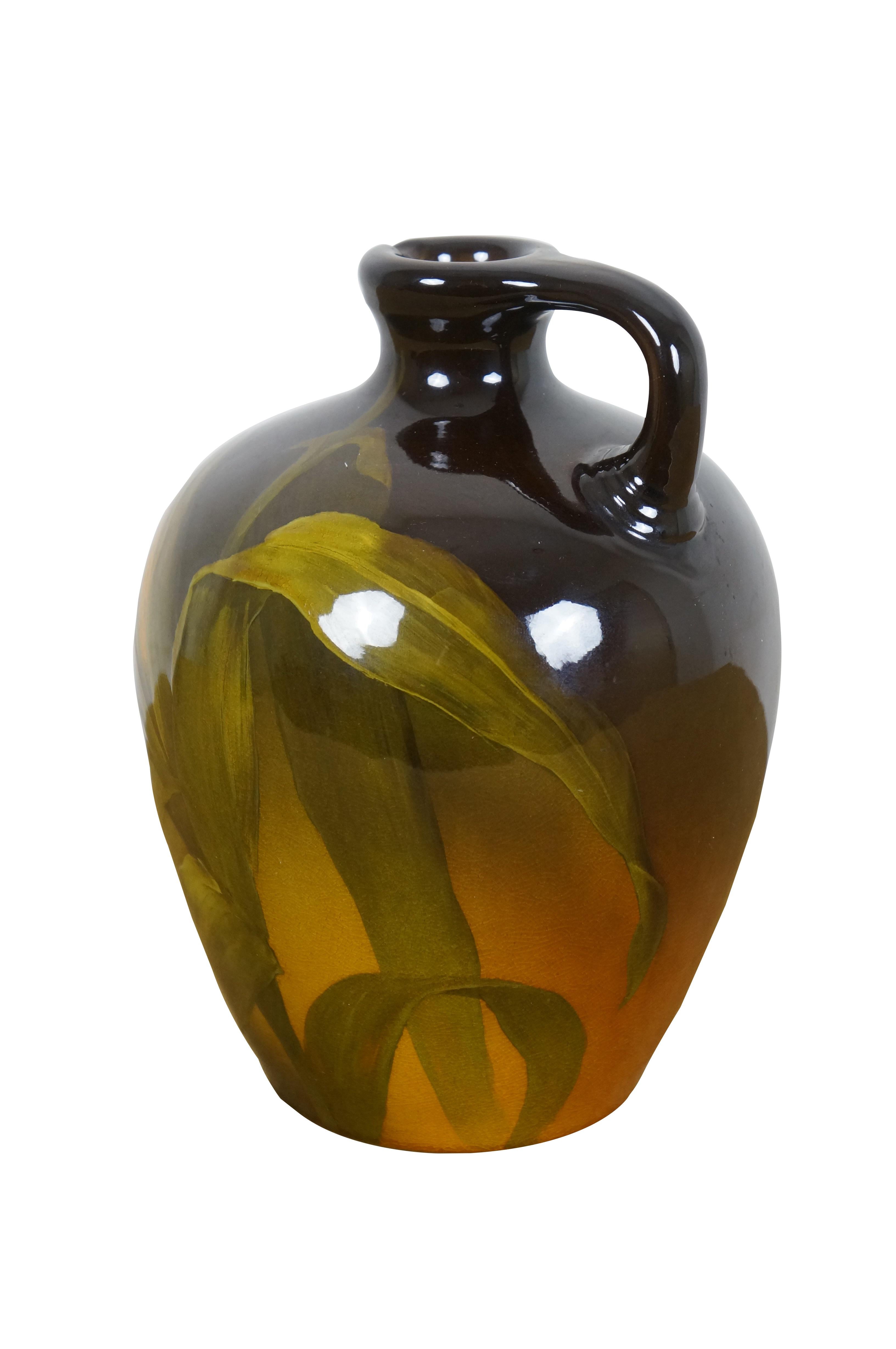 Antike 1897 Rookwood Töpferei Harriet E Wilcox Mais Whiskey Krug 512B  8