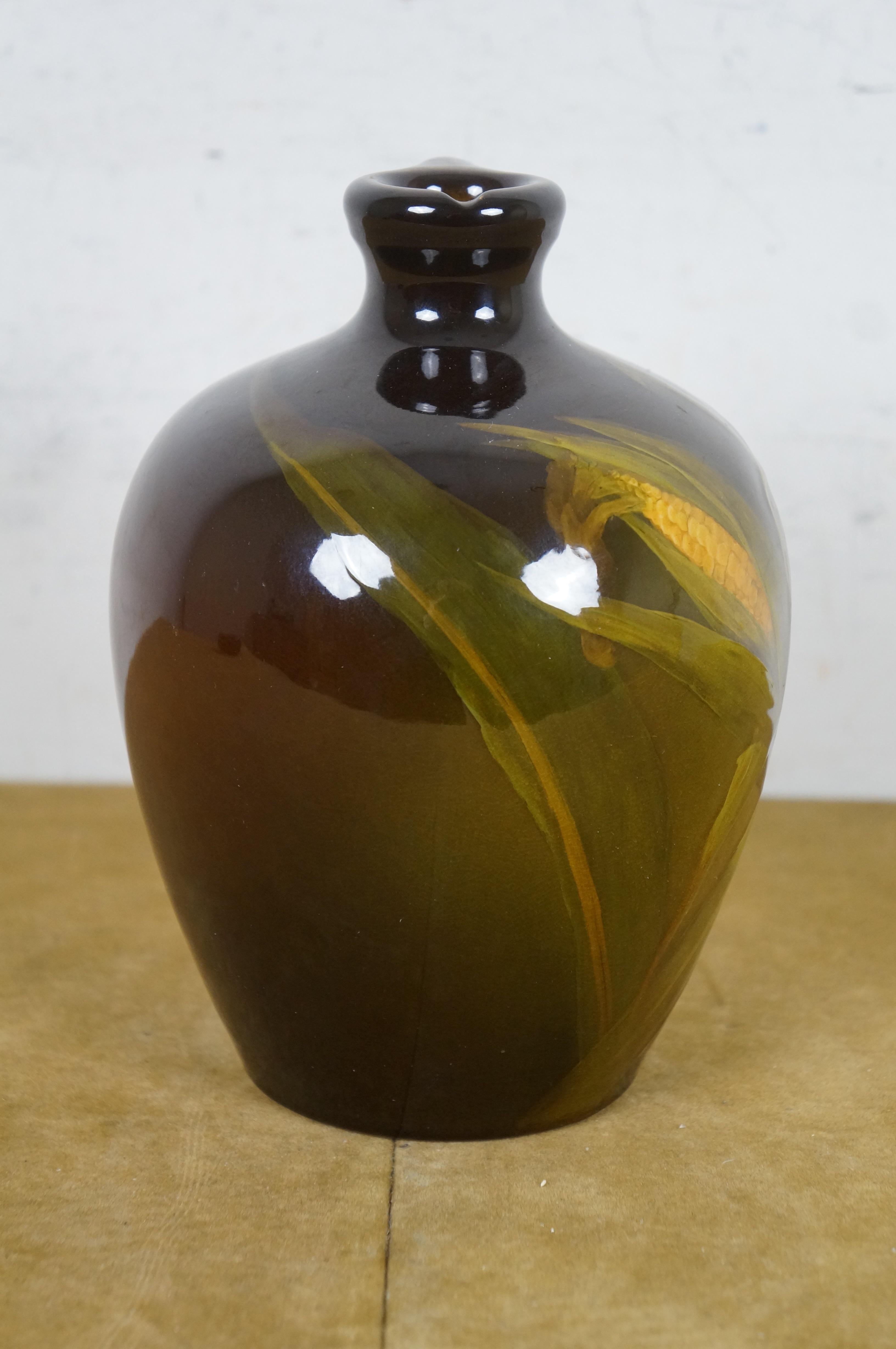 Antike 1897 Rookwood Töpferei Harriet E Wilcox Mais Whiskey Krug 512B  8
