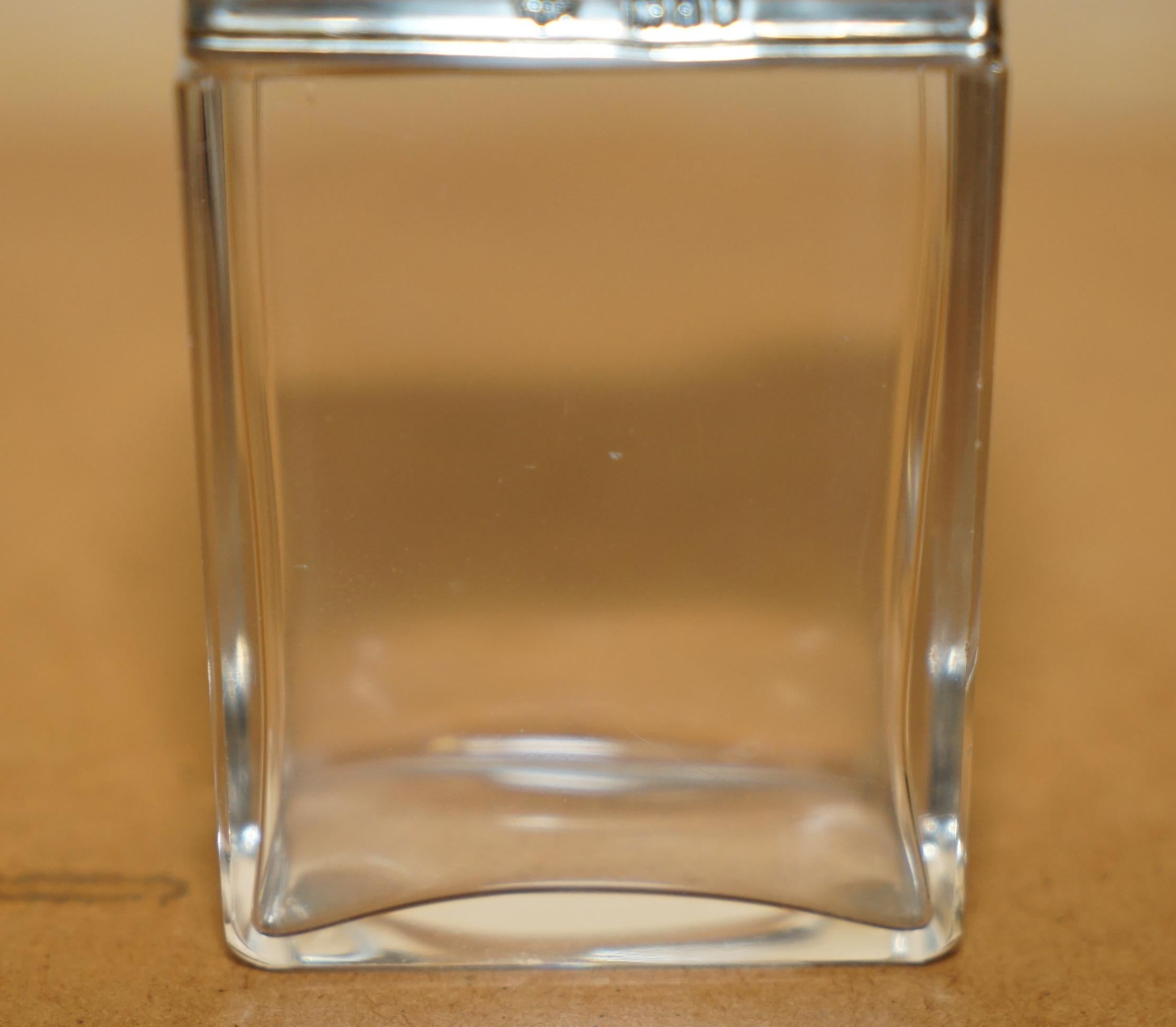 ANTICO VASO DA TRIONFO IN ARGENTO STERLINGO E VETRO FREDERICK WICK & SONS del 1899 in vendita 1