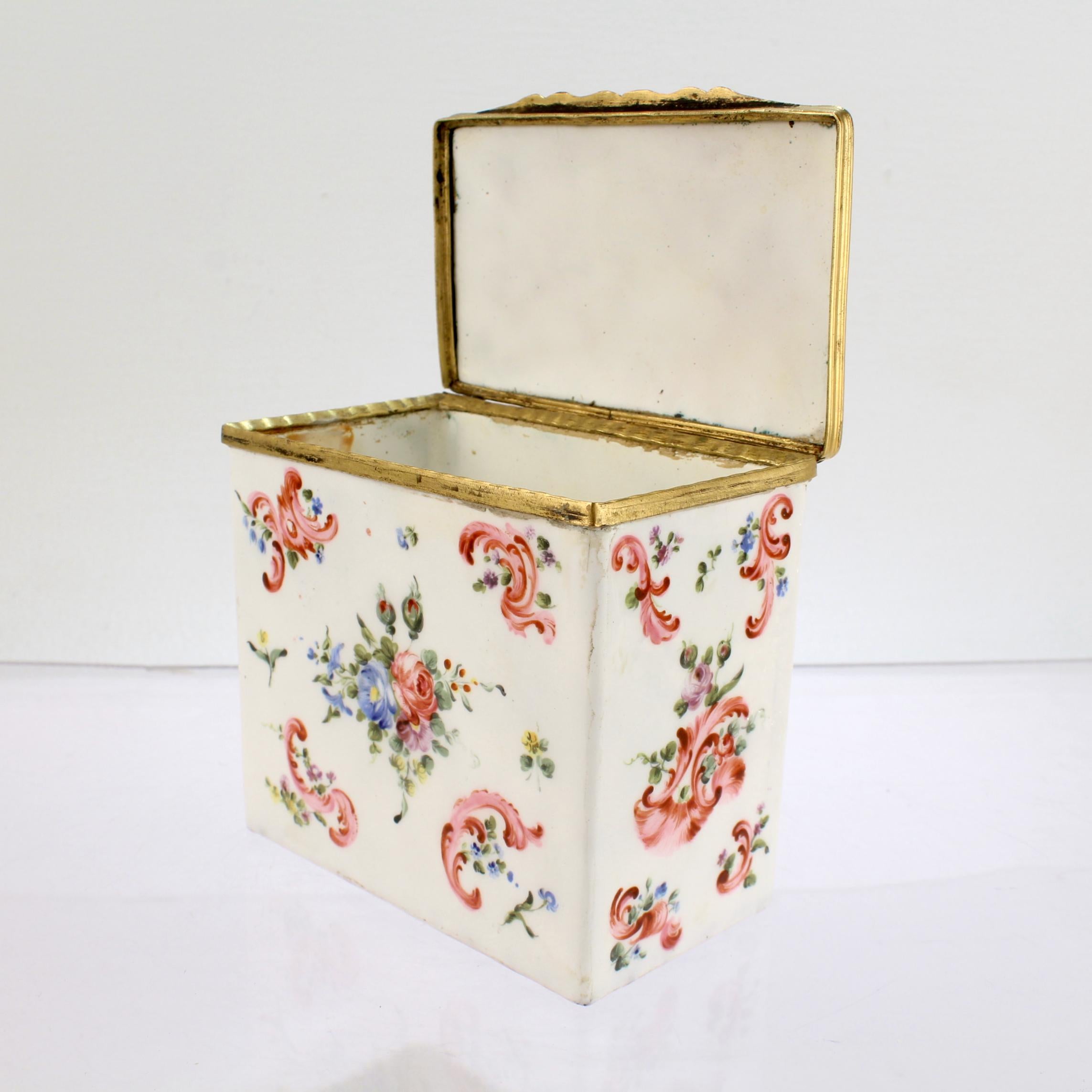 antique tea caddy box