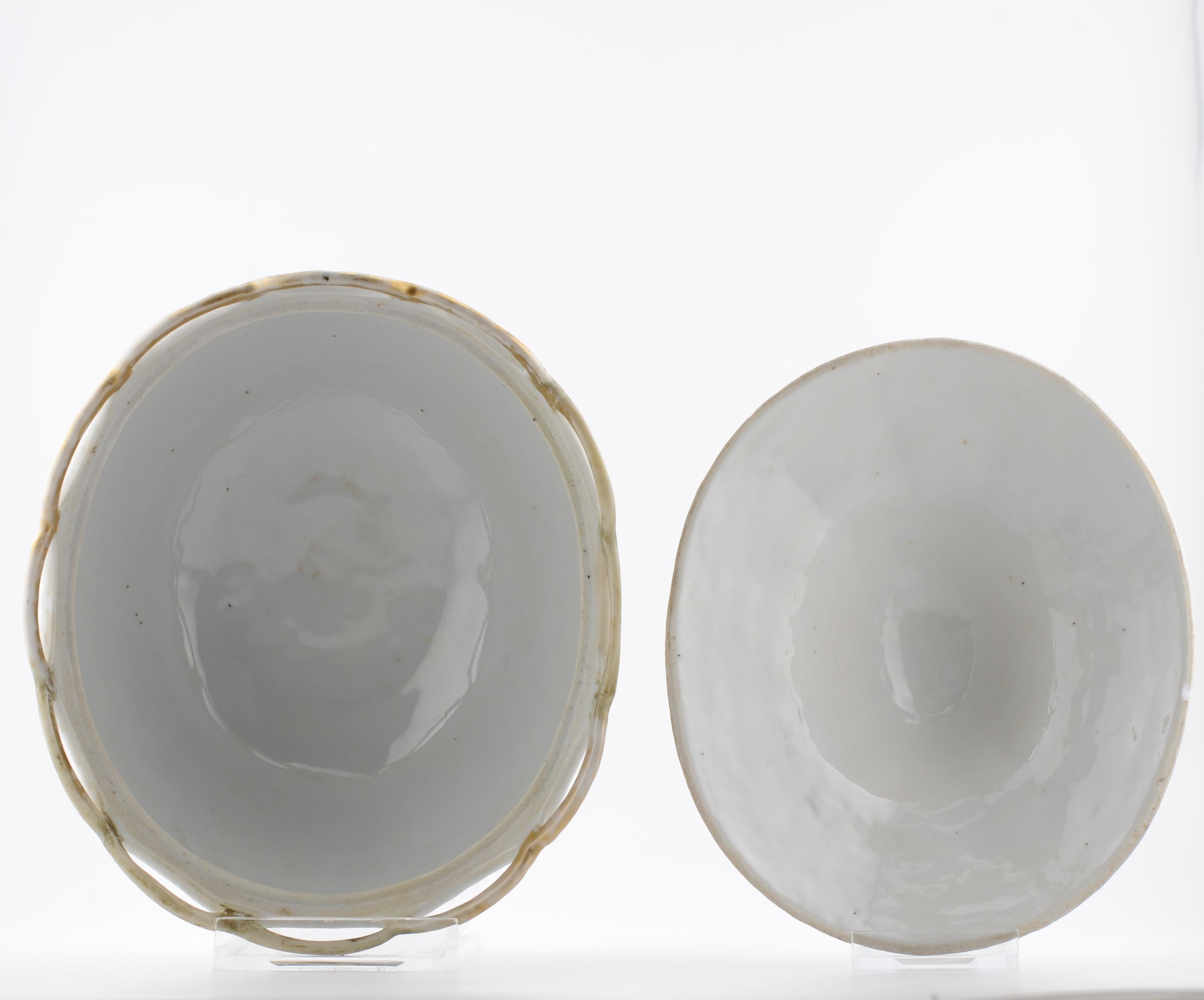 Antike chinesische FAMILLE ROSE 'FRUIT-AND-FESTOON MOLDED' OVAL TUREEN China, 18C im Angebot 7