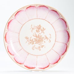 Antique 18C Chinese Porcelain Famille Rose Yongzheng/Qianlong Lotus Plate