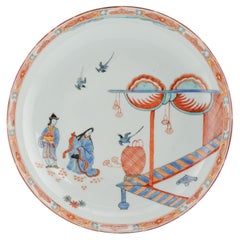 Antique 18C Chinese Porcelain Kakiemon Dish Amsterdam Bont Qing Nightingale