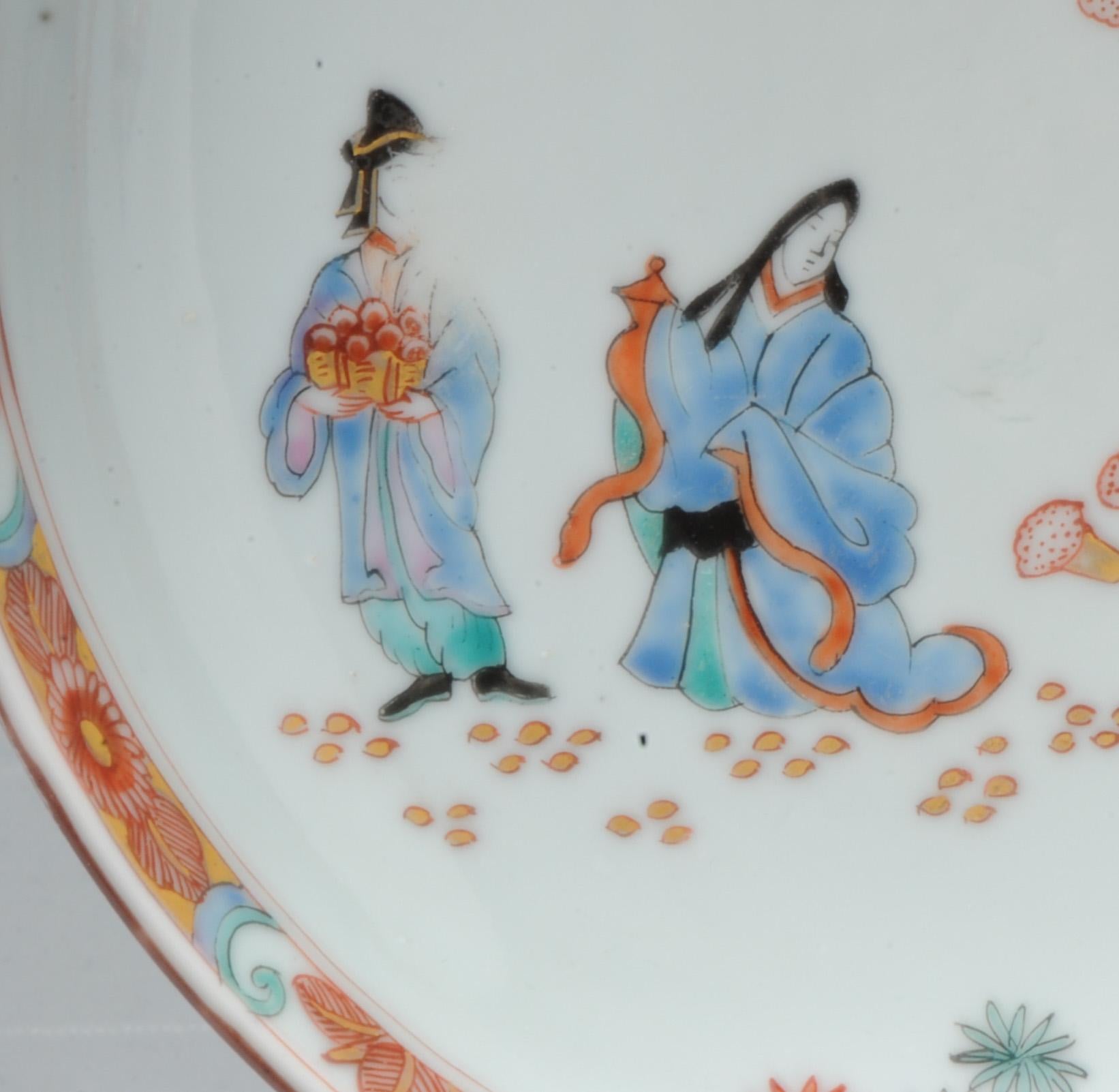 Antique 18C, Chinese Porcelain Kakiemon Dishes Amsterdam Bont Qing Nightingale 11