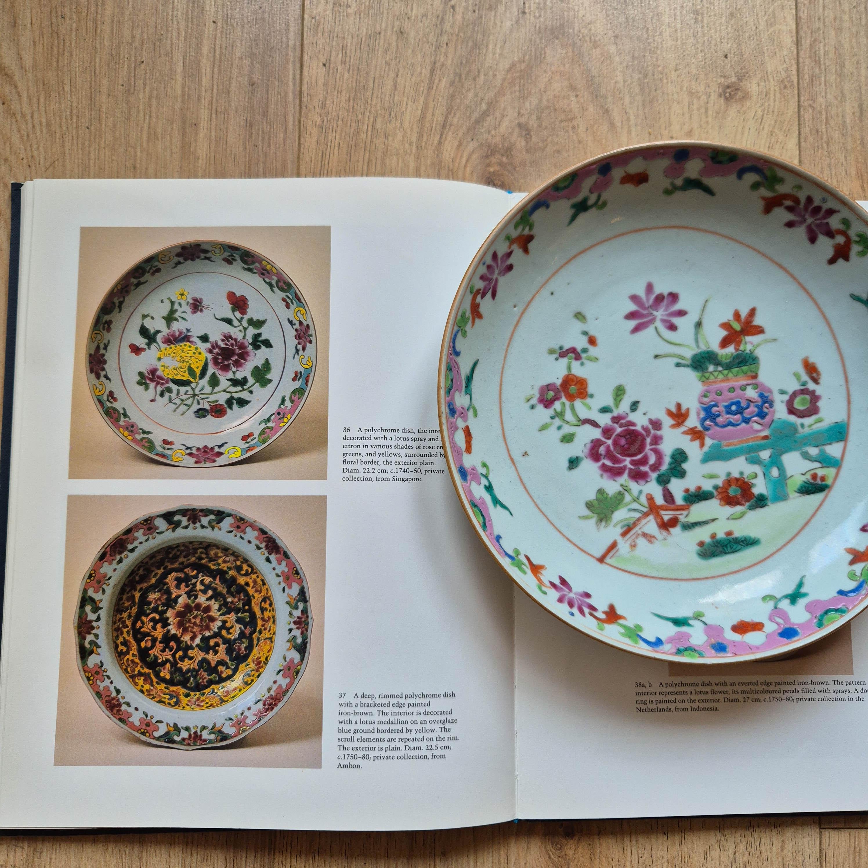 Chinois Ancienne assiette rose de la période Qianlong 18C en porcelaine chinoise, Asie de l'Est en vente