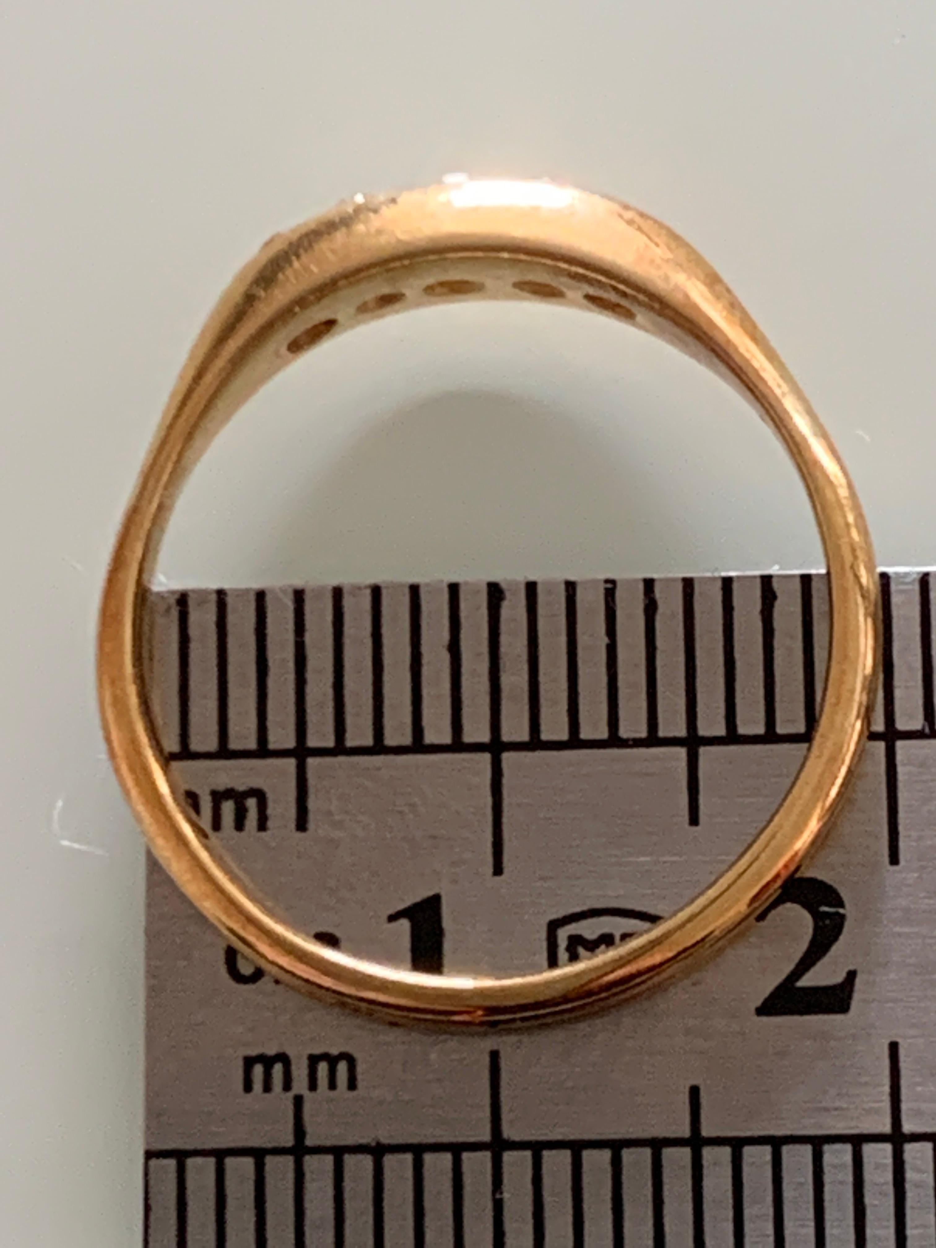 Antique 18ct Gold Diamond Ring For Sale 6