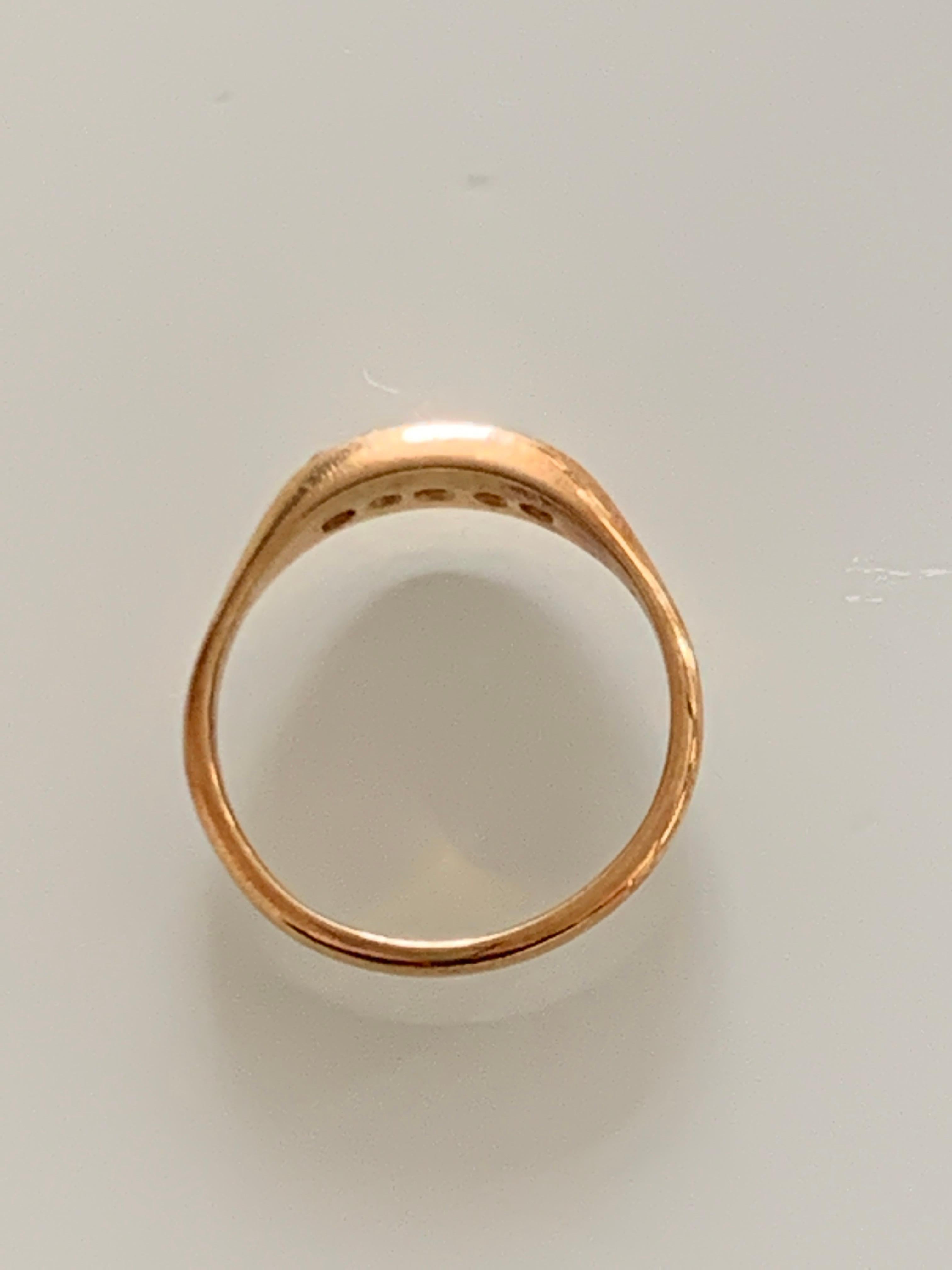 Women's Antique 18ct Gold Diamond Ring For Sale