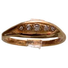 Antique 18ct Gold Diamond Ring