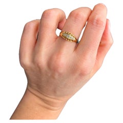  Used 18ct Gold Edwardian 5 Stone Diamond Ring