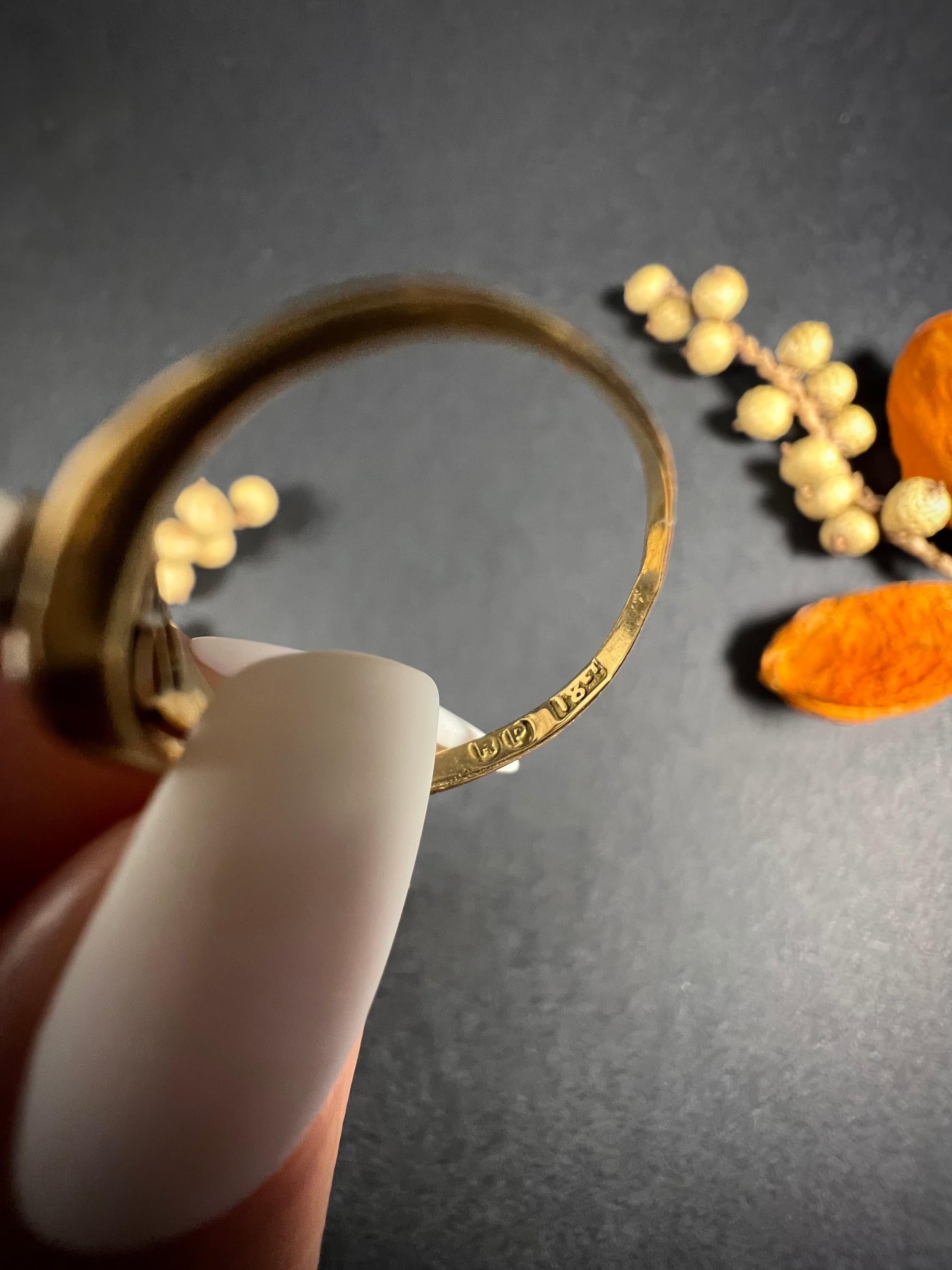 Antiker Edwardianischer Diamant Kleeblatt-Crossover-Ring aus 18 Karat Gold für Damen oder Herren im Angebot