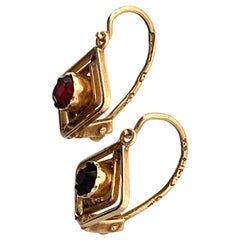 Antique 18ct Gold European Earrings