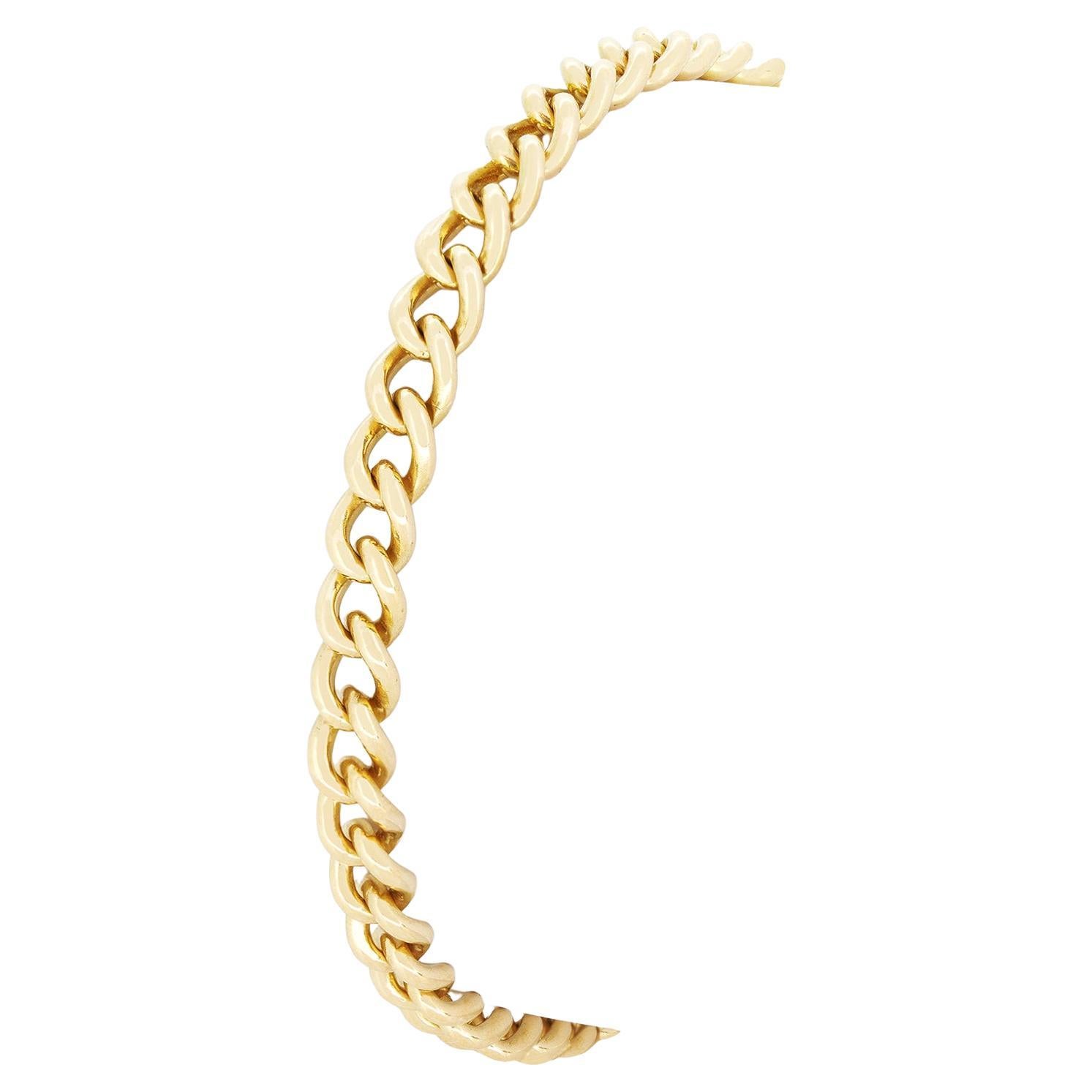 Antico bracciale A Link in oro 18ct, 1900 ca.