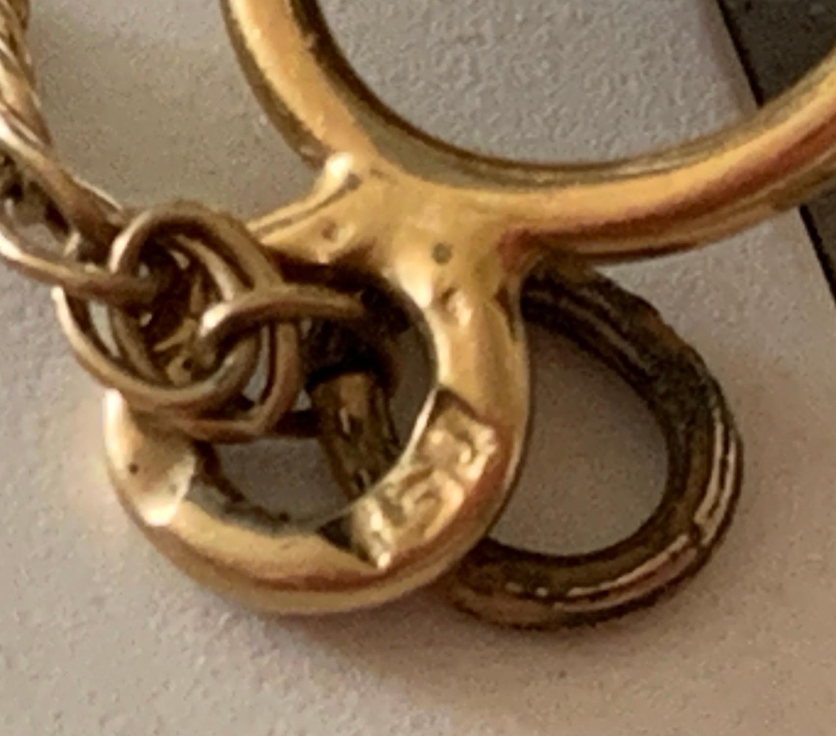 Antique 18ct Gold Pendant & 9ct Gold Chain 5