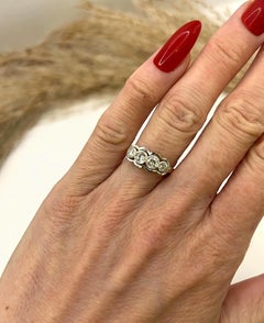 Antique 18ct Gold & Platinum 1920’s Diamond Four Stone Ring