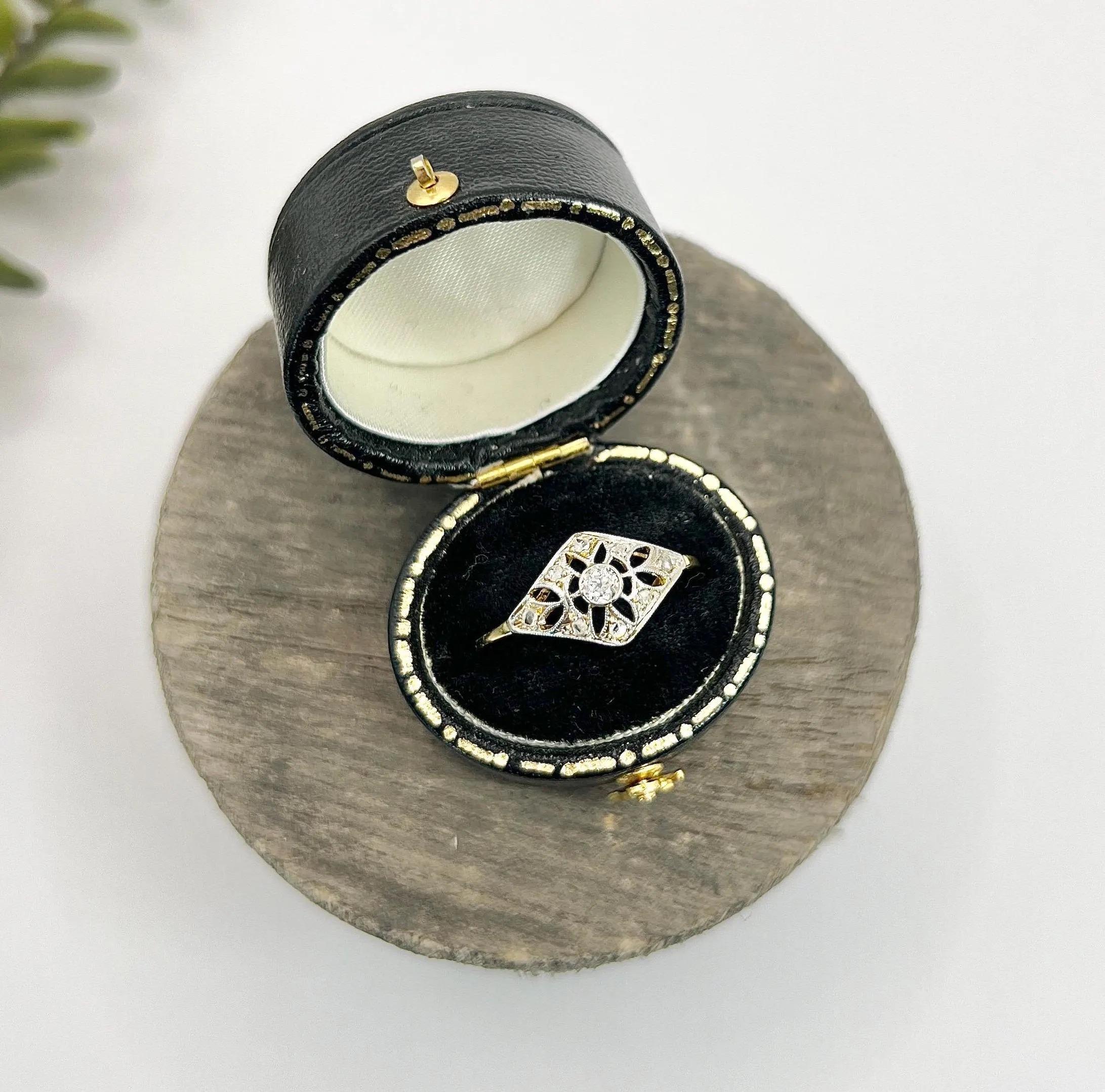 Antique Diamond Bombe Ring

18ct Gold & Platinum

Circa 1900

Step back in time with this stunning Edwardian bombe ring, expertly crafted in a luxurious combination of 18ct yellow gold and platinum. This exquisite piece showcases a captivating
