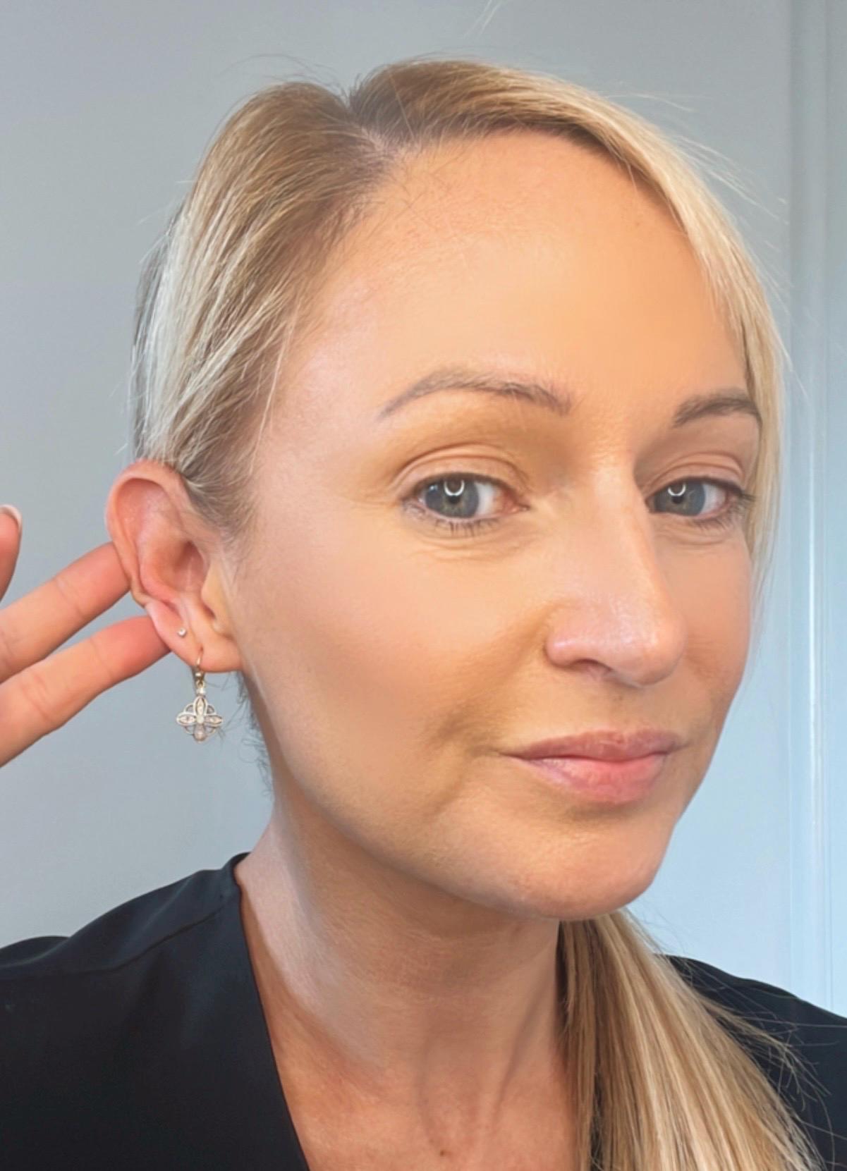 Mixed Cut Antique 18ct Gold & Platinum, Edwardian era Diamond Drop Dangle Earrings For Sale