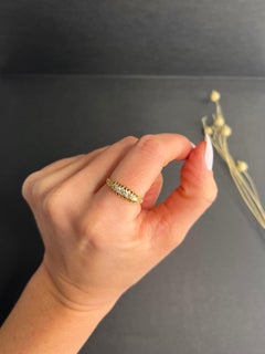 Antique 18ct Gold Victorian 5 Stone Diamond  Ring