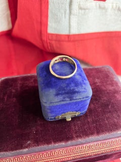 Bague victorienne ancienne en or 18 carats, rubis et diamants
