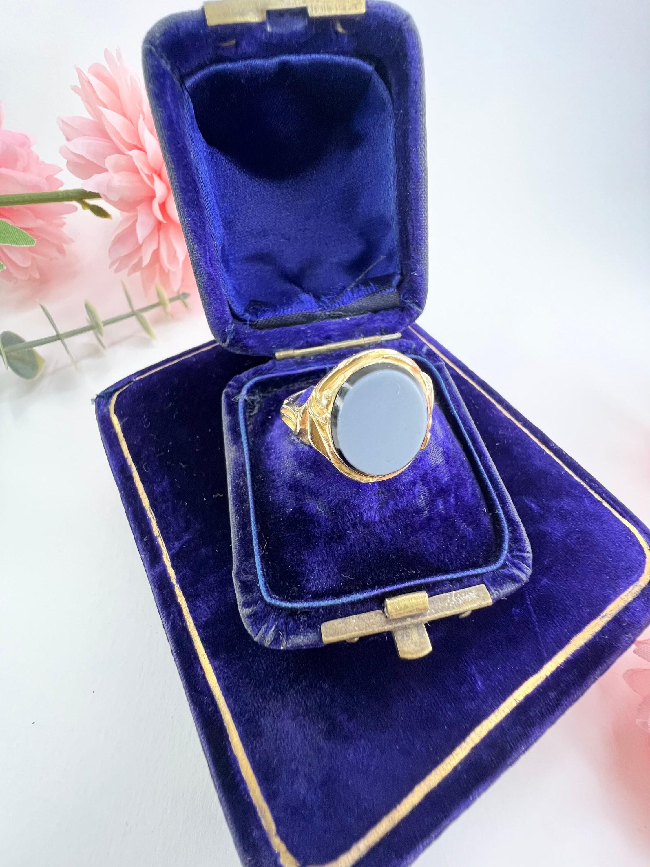 Antique chevalière victorienne en or 18 carats en sardonyx en vente 2