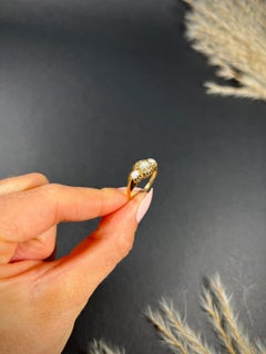 Antique 18ct Victorian Opal & Diamond Ring