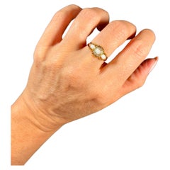 Used 18ct Victorian Opal & Diamond Ring