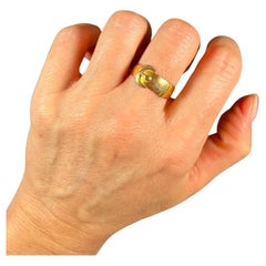 Antique 18ct Yellow Gold, Birmingham Hallmarked 1913, Buckle/Belt Ring