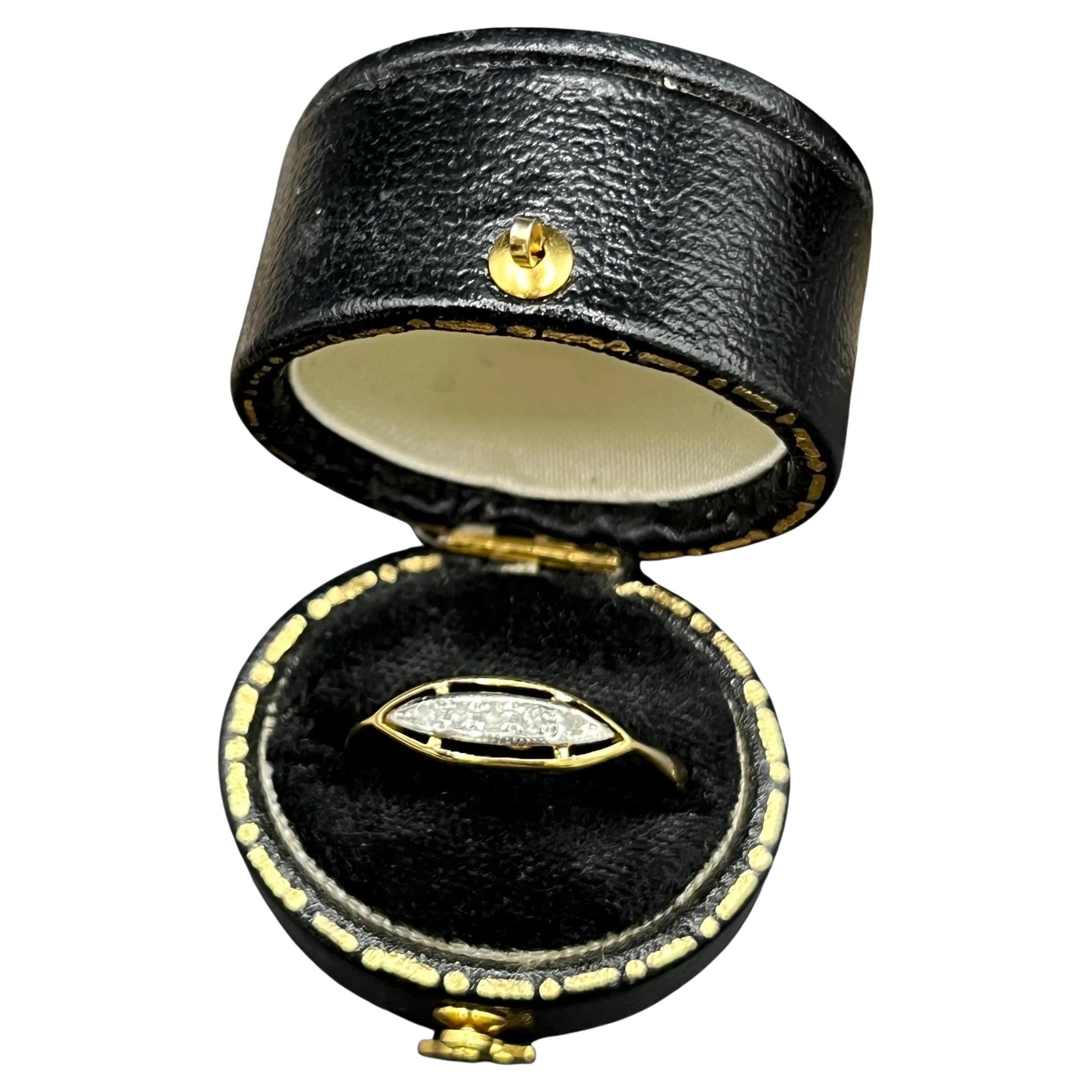 How can you tell if a vintage diamond ring is real?