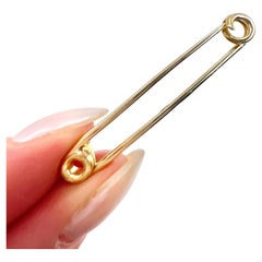 Antique 18ct Yellow Gold, Edwardian Stock Pin Brooch