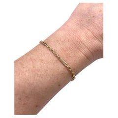 Antique 18ct Yellow Gold, Fancy Link Bracelet, Hallmarked Birmingham 1925