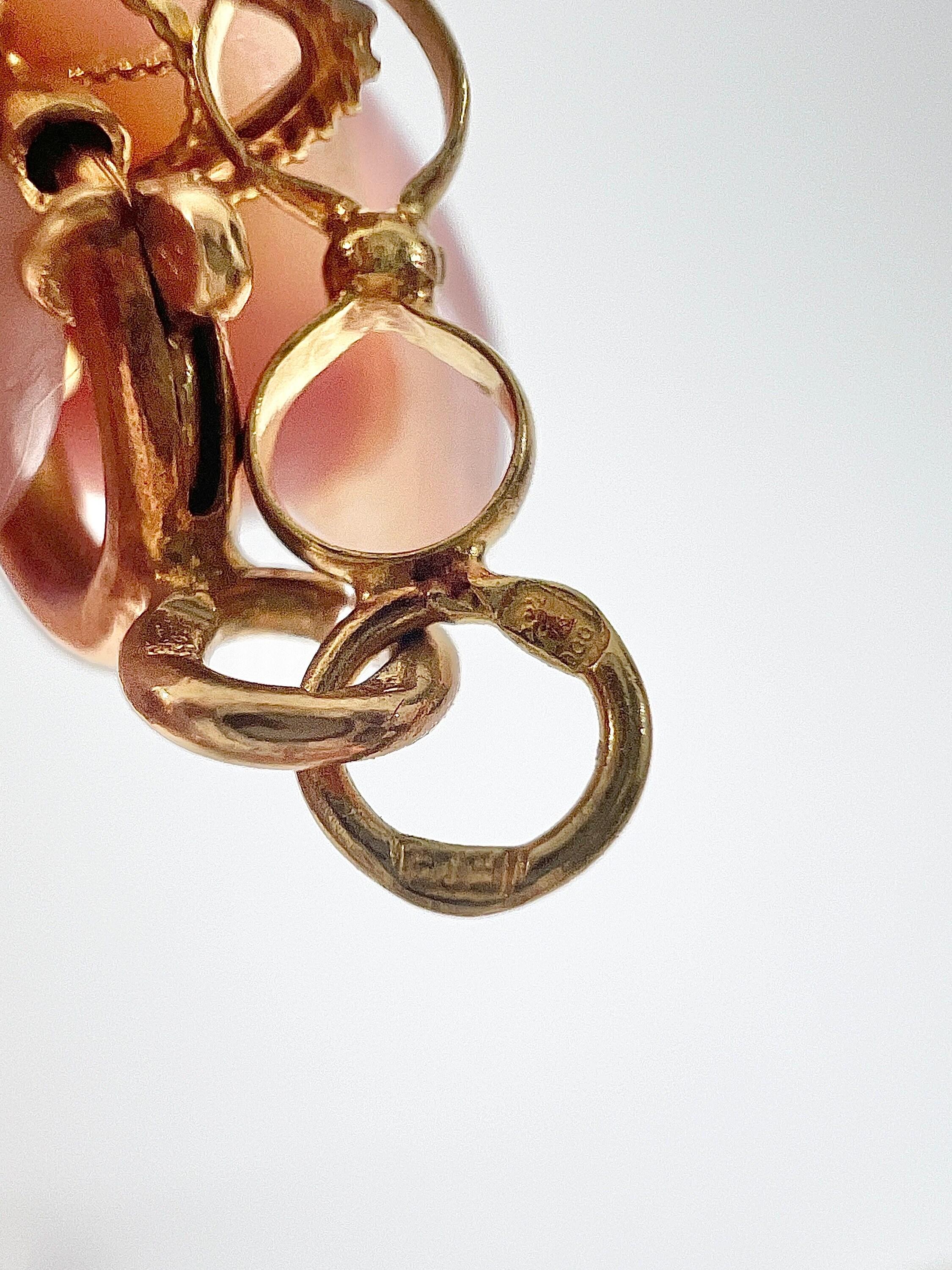 Antique 18ct Yellow Gold, Fine Filigree Gold Collar Necklace For Sale 7