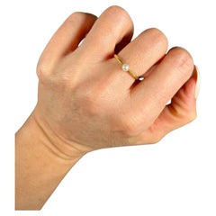 Antique 18ct Yellow Gold French Stamped, Natural Pearl Ring