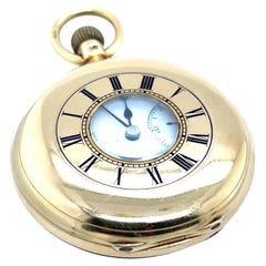 John Cashmore London Pocket Montre ancienne en or jaune 18 carats