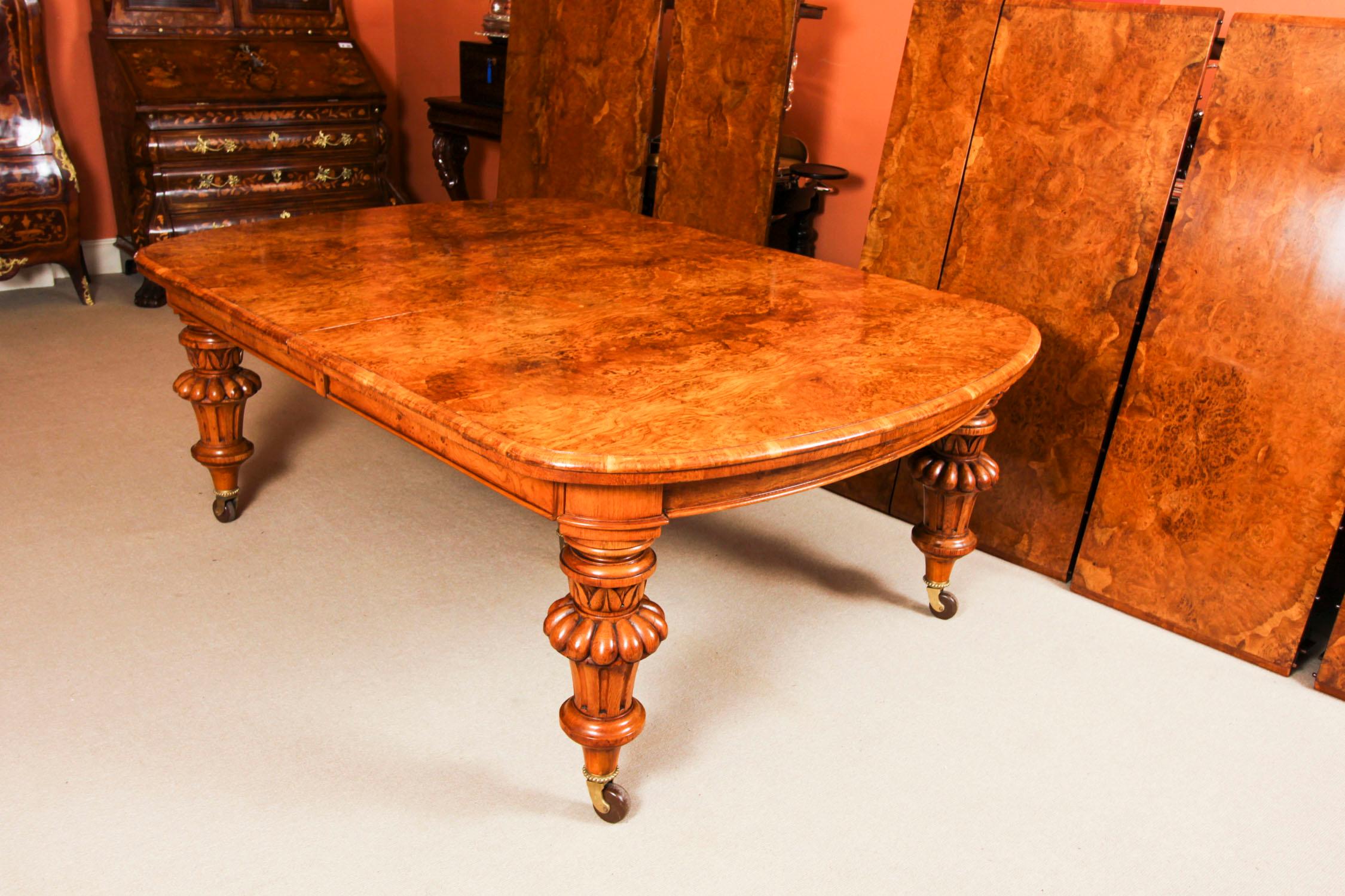 Antique 18ft Victorian Pollard Oak Extending Dining Table 19th Century 10