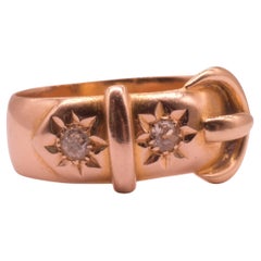 Antique 18K Buckle Ring Hallmarked 1915