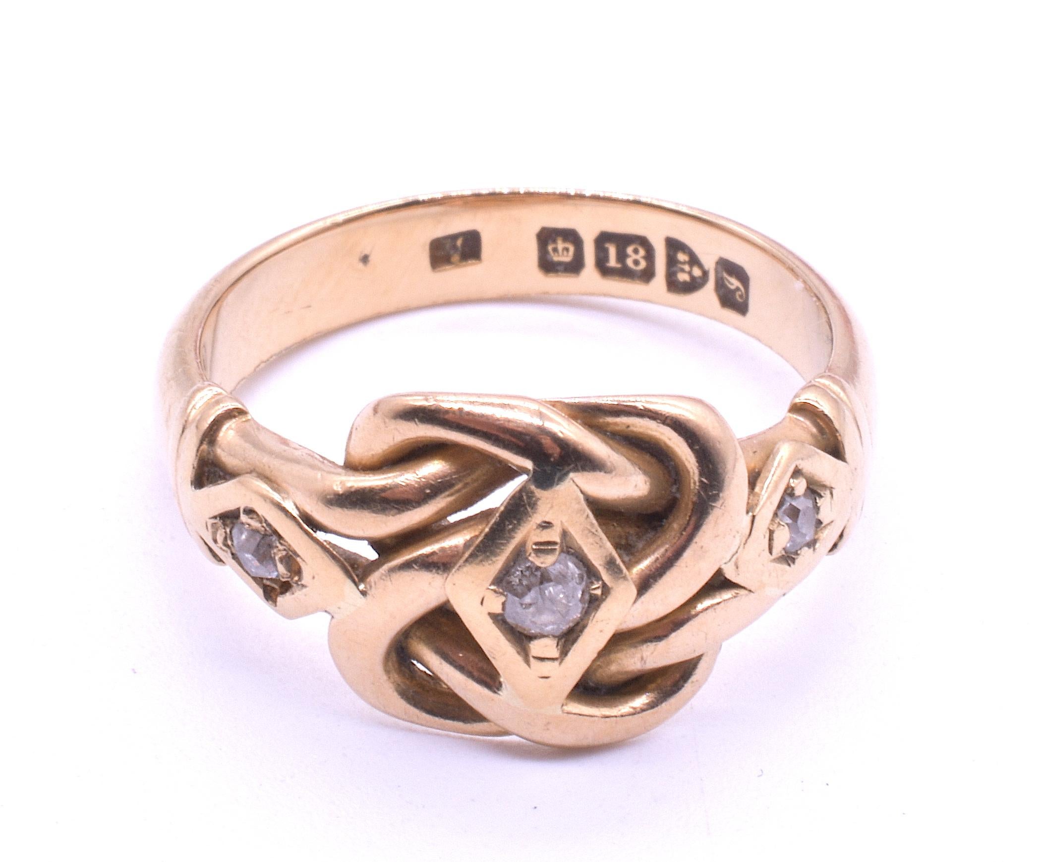 antique knot ring